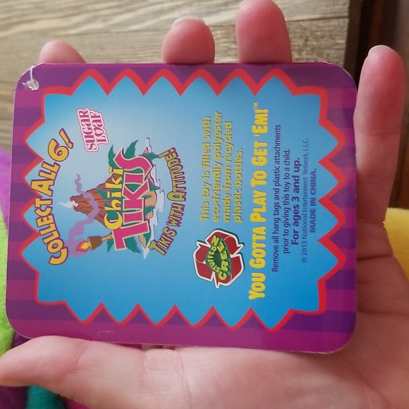 NWT Chiki Tikis "Sugar Loaf" stuffed plushie - Picture 5 of 5